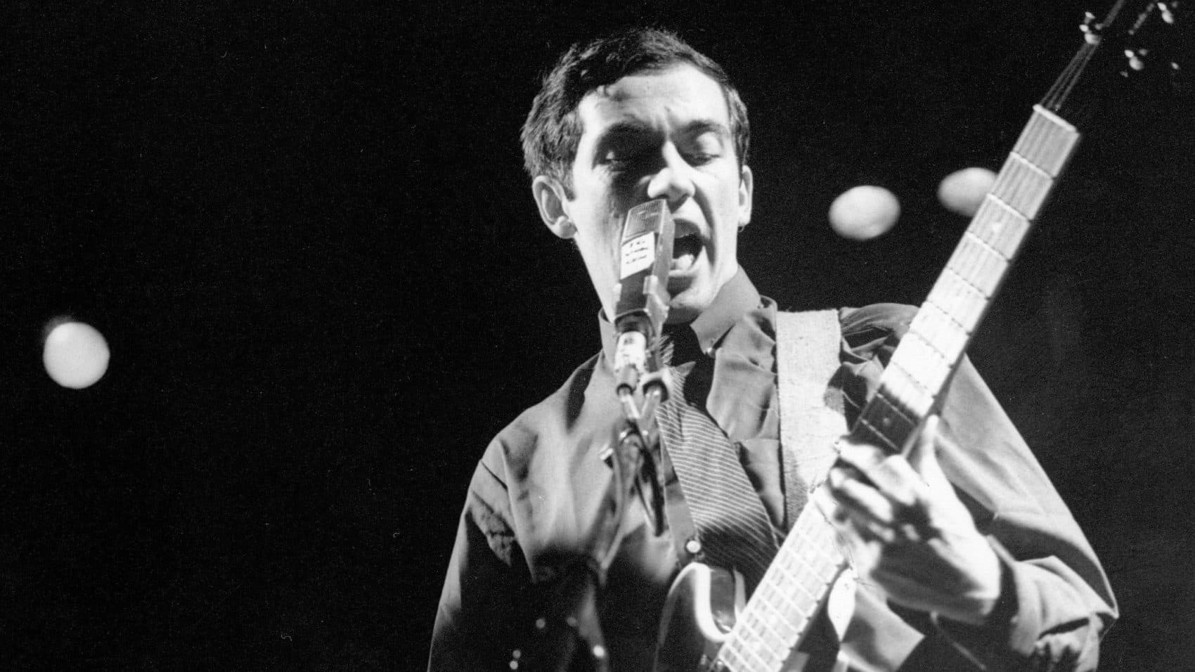 Buzzcocks' Pete Shelley on stage in 1979 (Courtesy)