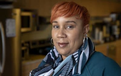 Chef Elle Simone at WBUR. (Robin Lubbock/WBUR)