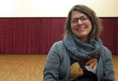Lighting designer Annie Wiegand. (Andrea Shea/WBUR)