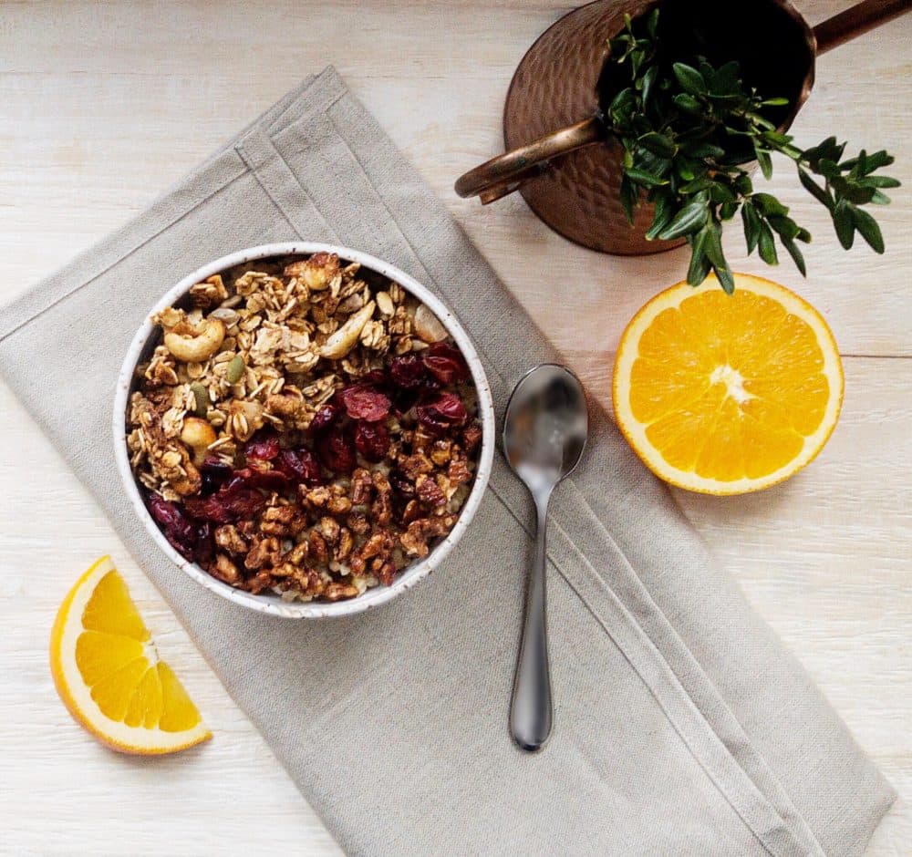 The Oat Shop's special winter breakfast -- an orange-cranberry bowl. (Courtesy The Oat Shop)