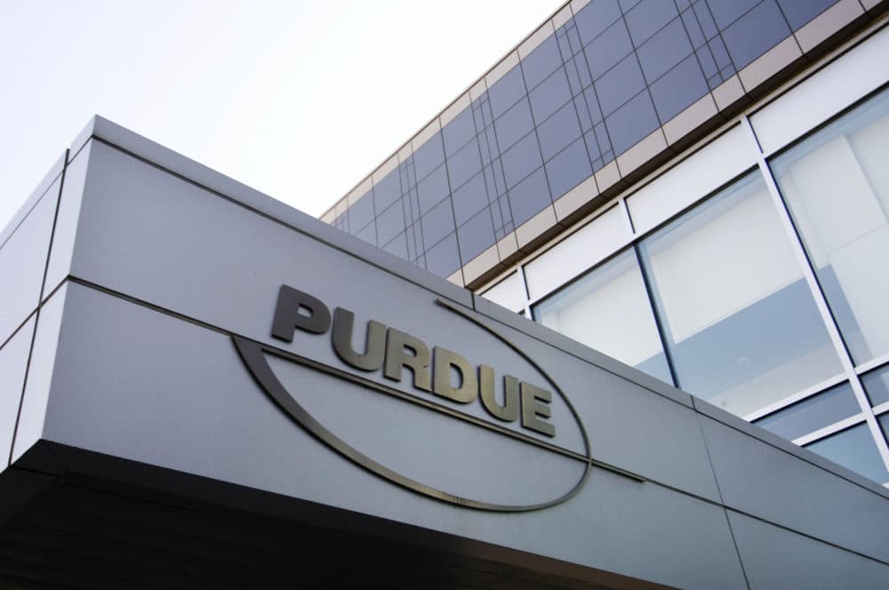 This 2007 file photo shows the Purdue Pharma offices in Stamford, Conn. (Douglas Healey/AP)