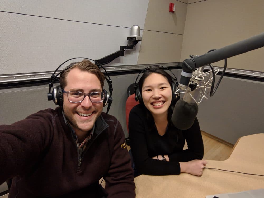 No Signal's team, Jamie Bologna and Alison Bruzek.