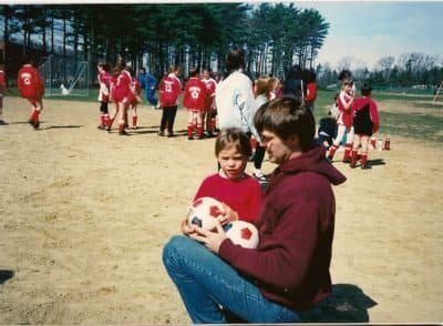 A young Jon Cross and his father. (Courtesy Jon Cross)