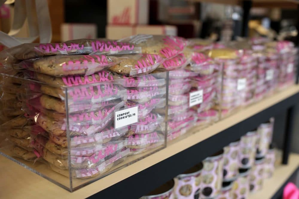Cookies for sale in Milk Bar. (Hadley Green for WBUR)