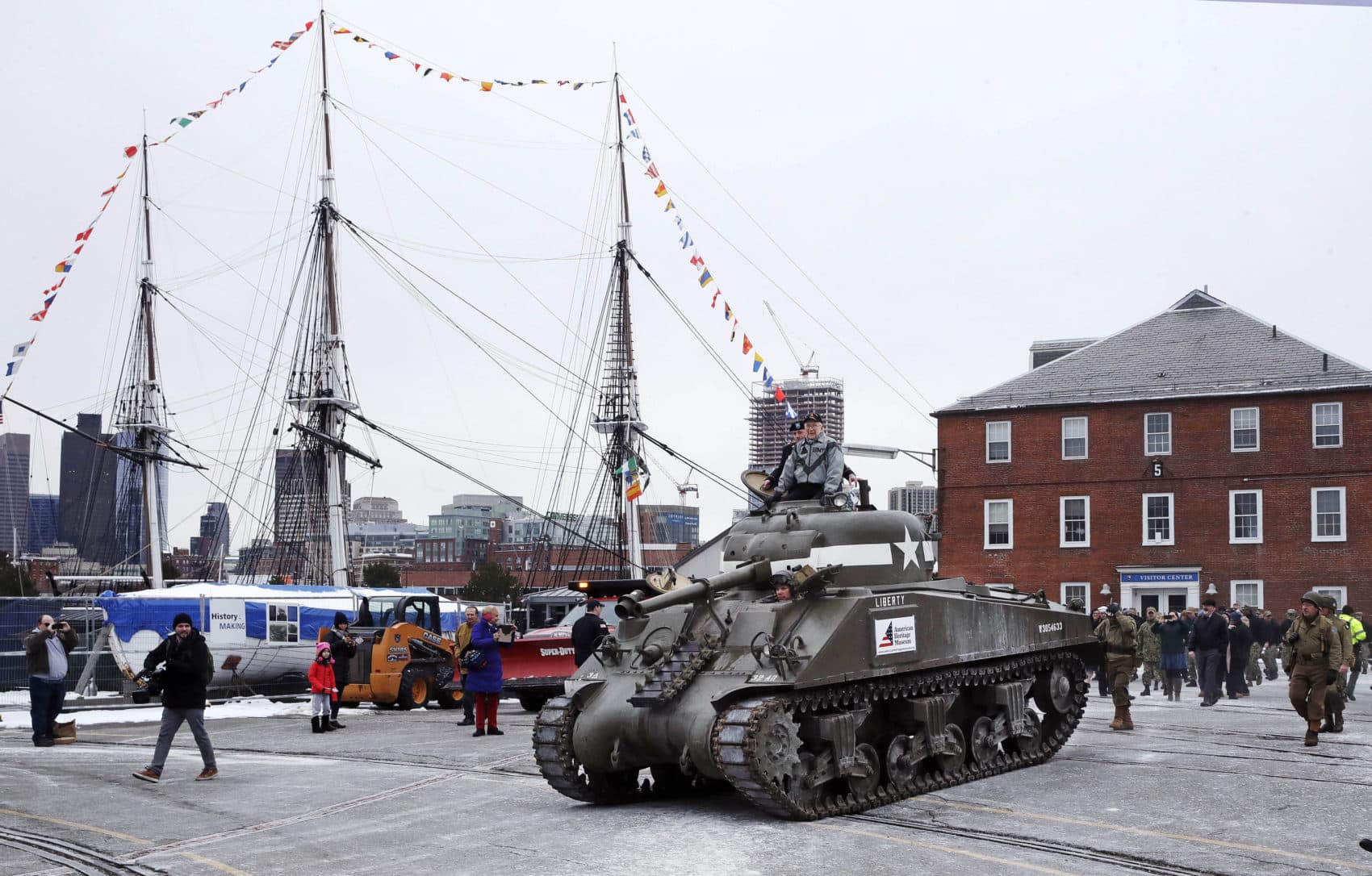 95-Year-Old WWII Veteran Gets Surprise Visit From An 'Old Friend': A Sherman  Tank | Here & Now