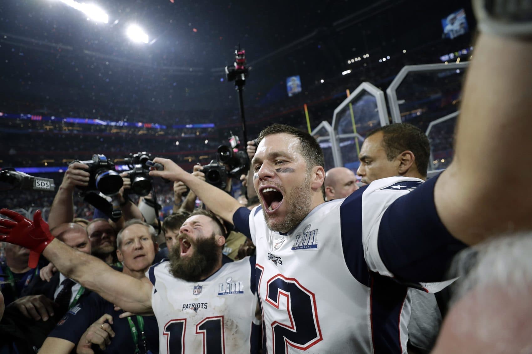 Patriots Emerge Victorious In Lowest Scoring Game In Super Bowl History Wbur News 