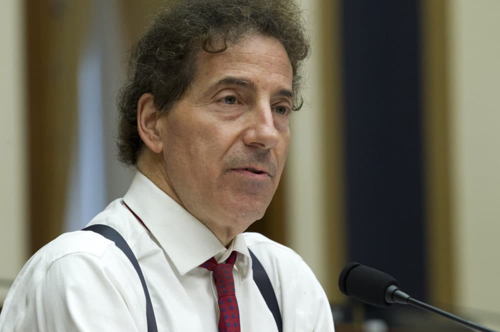 Rep. Jamie Raskin D-Md., speaks during the House Judiciary Committee hearing on gun violence, at Capitol Hill in Washington, Wednesday, Feb. 6, 2019. (Jose Luis Magana/AP)