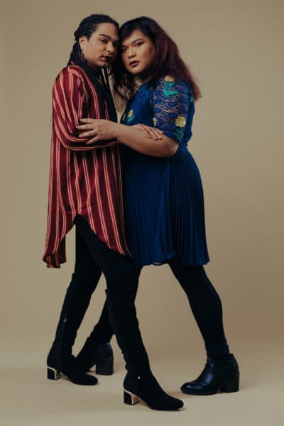 Justice Ameer and Chrystanthemum Tran. (Courtesy Ally Schmaling)