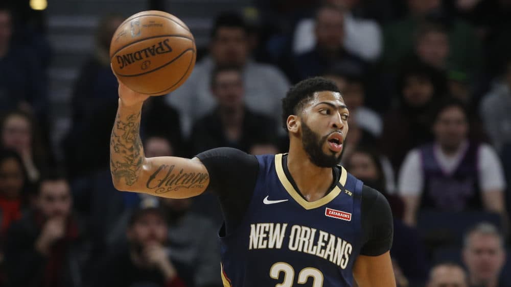 Anthony Davis made headlines last week when his agent publicly requested a trade from New Orleans. (Jim Mone/AP)