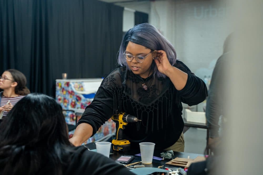 As part of her residency with The Urbano Project, Thervil is teaching a youth centered art class called “The Promise of Tomorrow.” (Courtesy Faizal Westcott/Urbano Project)