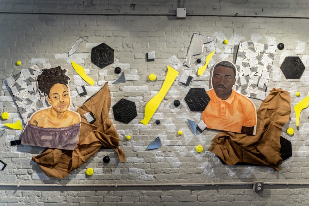 Chanel Thervil's "Enigma: Reactions to Racism" is on view at Urbano Project until May 3. (Courtesy Faizal Westcott/Urbano Project)