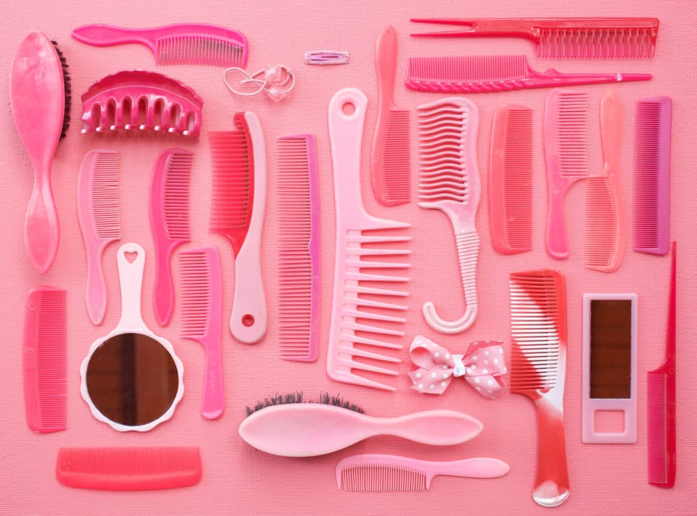 "Pink Combs and Brushes" by Tom Kiefer (Courtesy of the artist)