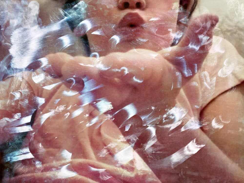 Tabitha Soren's photograph titled "Kiss Goodnight." (Courtesy Tabitha Soren/Davis Museum)