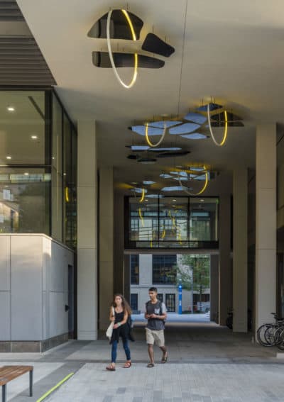 Olafur Eliasson's "Northwest Passage" installed at MIT. (Courtesy Anton Grassl/MIT)
