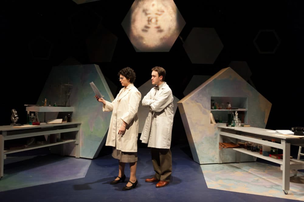 Actors Becky Webber and Nick Sulfaro in the 2012 staging of "Photograph 51." (Courtesy A.R. Sinclair Photography)