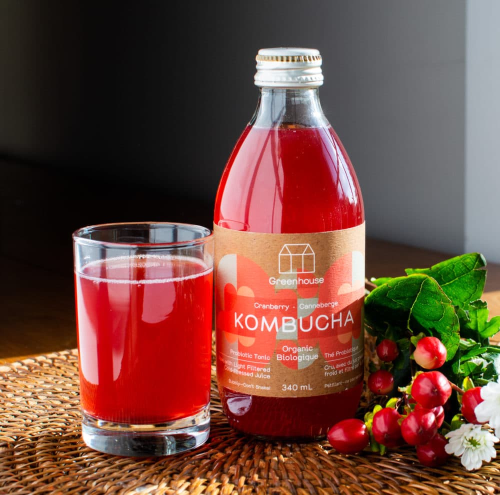 Cranberry kombucha Loop product (Courtesy of Loop)