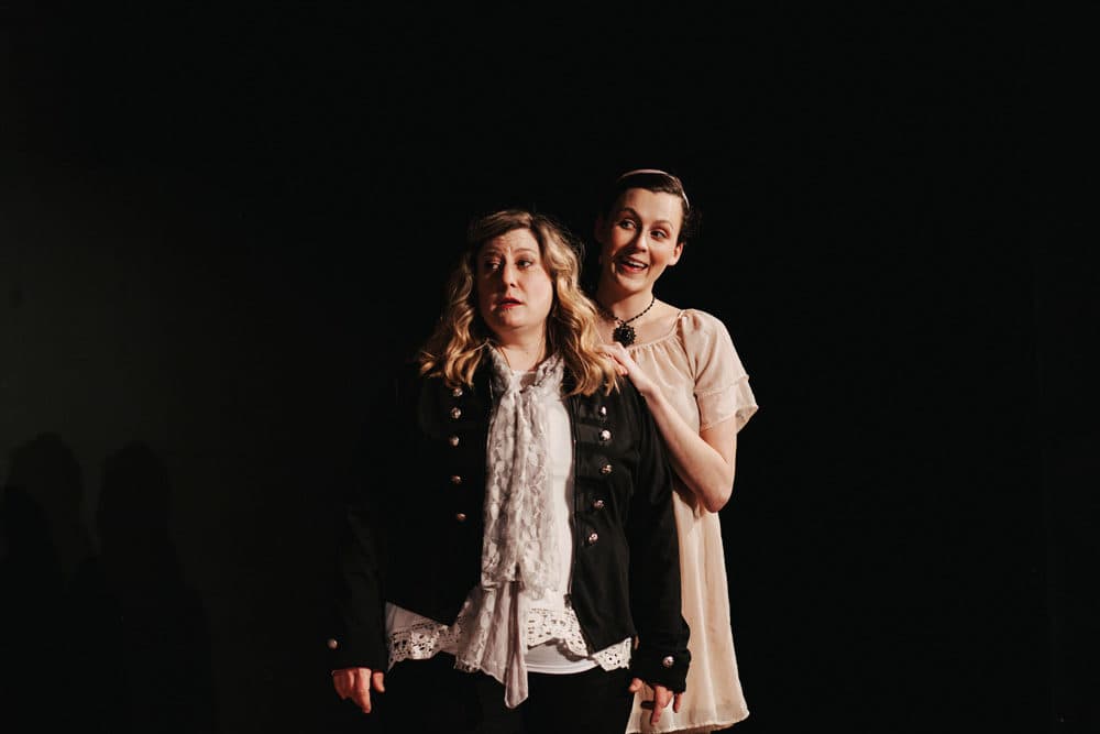 Improvised Jane Austen performed at the iO theater in Chicago, IL, Feb. 26, 2019.