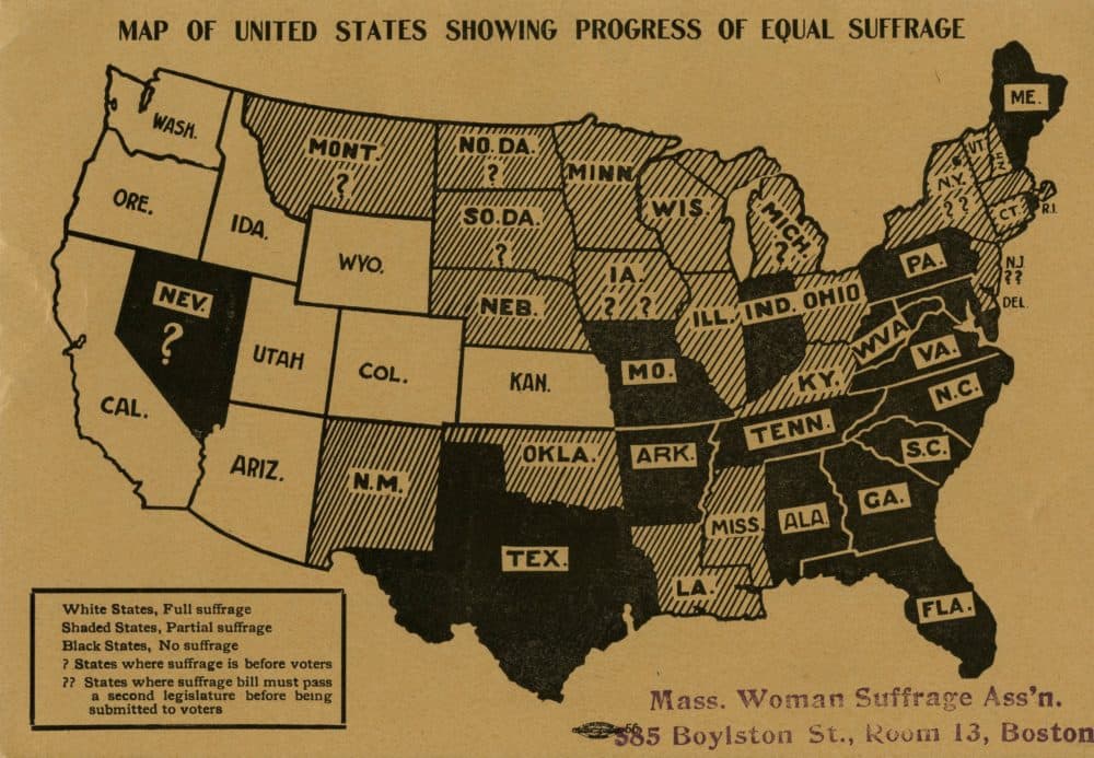 Looking Back On The Fight For Women S Suffrage A Century Later Radio Boston