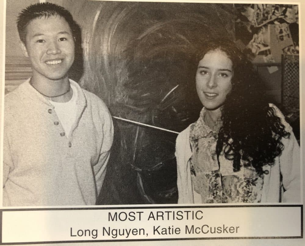 In 1994, McCusker was listed as "most artistic" in the yearbook superlatives section. (Courtesy)