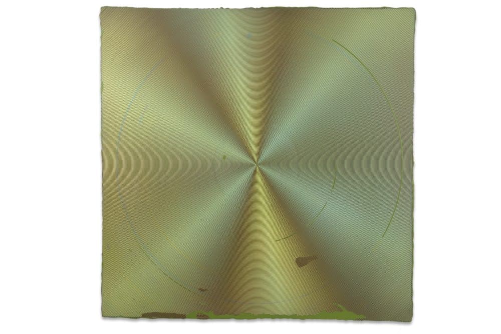 Anoka Faruqee and David Driscoll, "2019P-13 (Circle)," 2019. (Courtesy of the artists and Koenig & Clinton, Brooklyn)