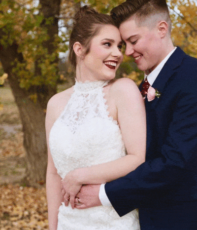Tabatha and Marlee Castillo's wedding. (Credit Tabatha Castillo)