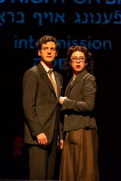 Joby Earle and Adina Verson in "Indecent." (Courtesy T. Charles Erickson)