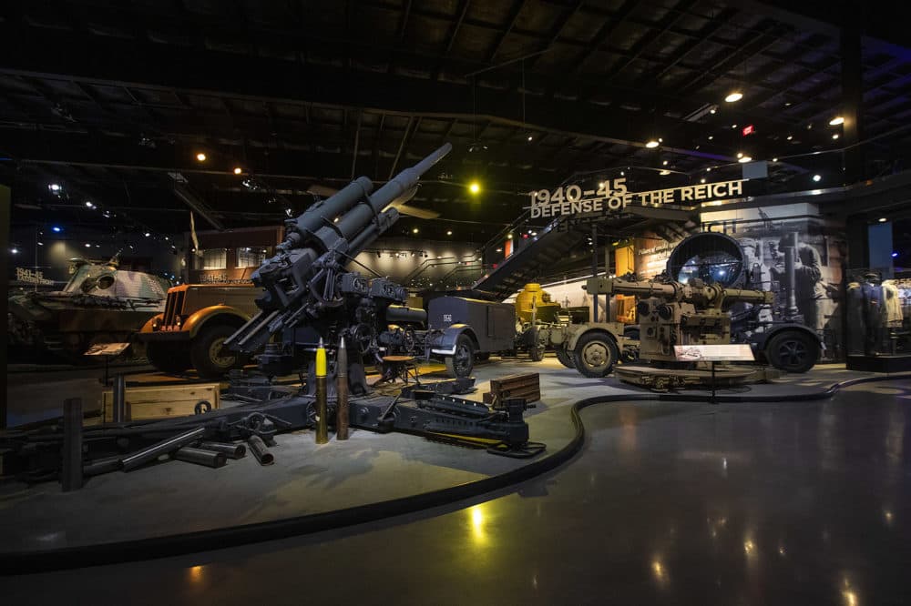 The "Defense Of The Reich" exhibit (Jesse Costa/WBUR)