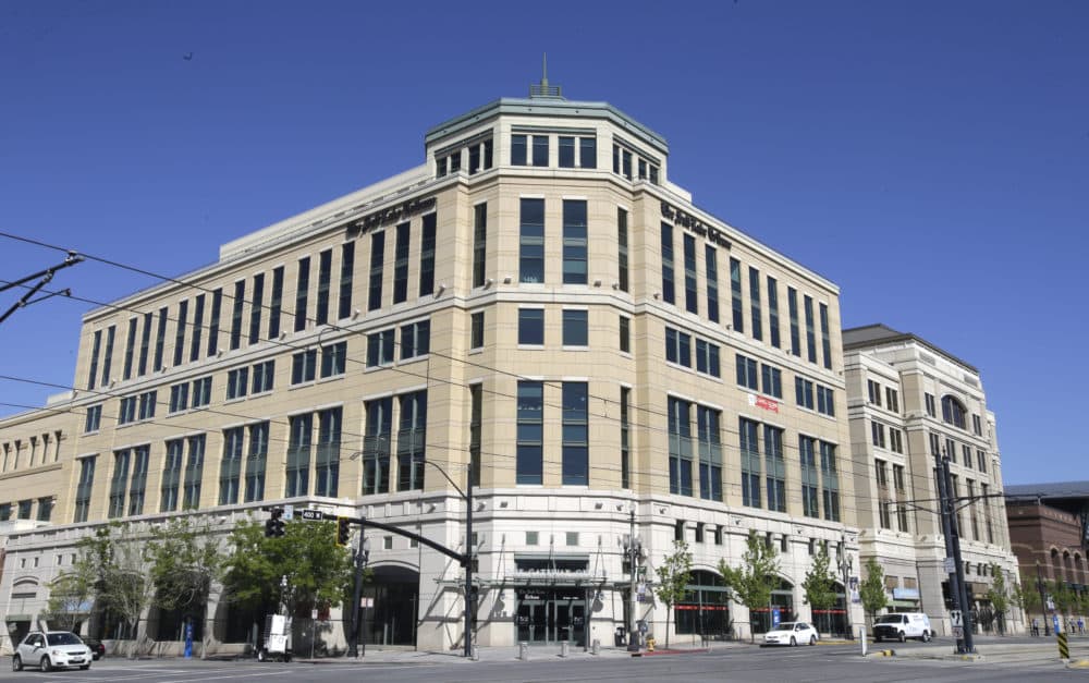 The Salt Lake Tribune building in Salt Lake City. The paper has announced plans to become a nonprofit as it moves toward a nontraditional model that it hopes will ensure long-term stability after years of financial struggles. (Rick Bowmer/AP)