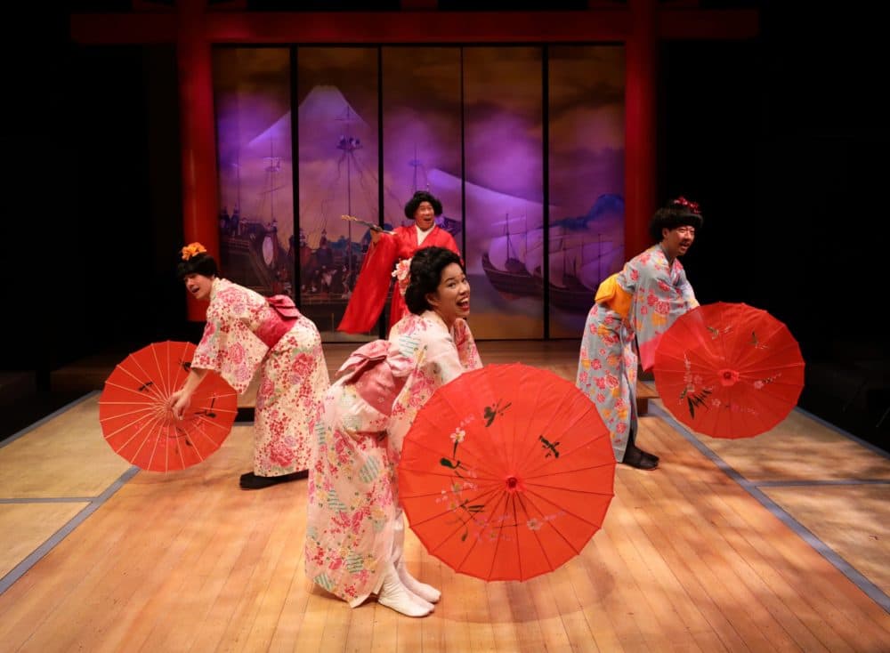Alexander Holden, Karina Wen, Kai Chao and Gary Ng in "Pacific Overtures." (Courtesy Mark S. Howard)