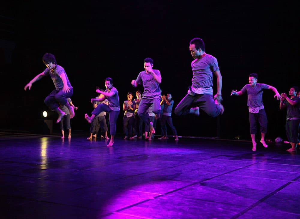 A performance of "See You Yesterday." (Courtesy Jacqueline Lessac/Global Arts Corps)