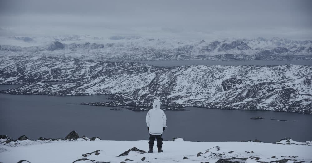 A still from John Akomfrah's "Purple," now on display at the ICA Watershed. (Courtesy Smoking Dogs Films)