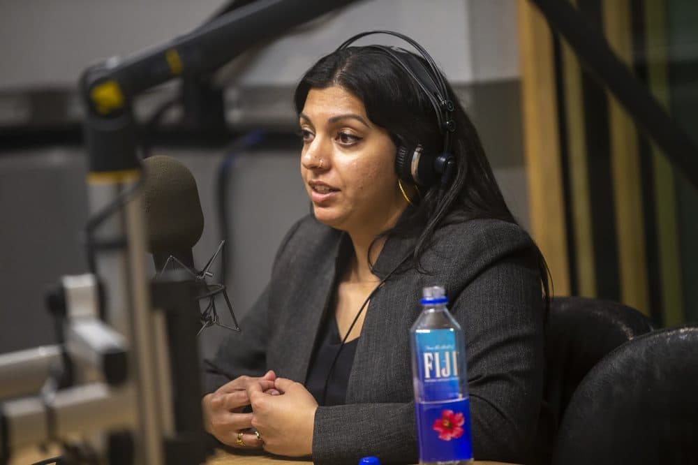 Massachusetts Cannabis Control Commissioner Shaleen Title. (Jesse Costa/WBUR)
