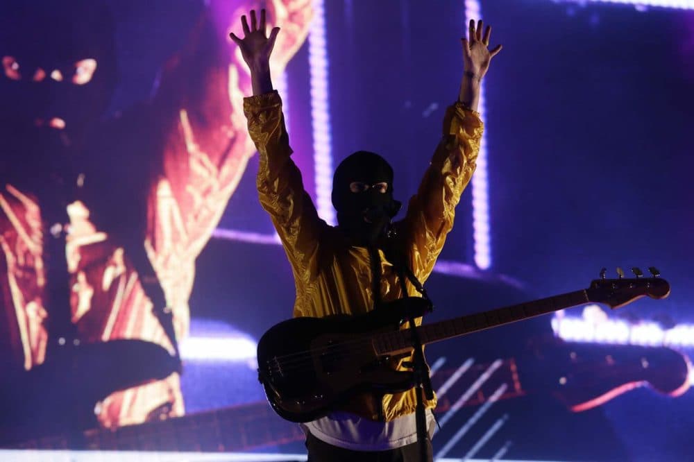 Twenty One Pilots headlines Friday night. (Hadley Green for WBUR)