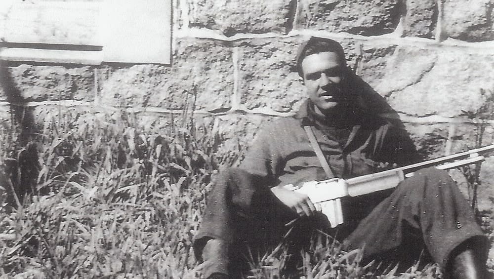 Lieutenant Arthur Staymates, who was 19 when he stormed the beaches of Normandy. (Courtesy of The National WWII Museum)