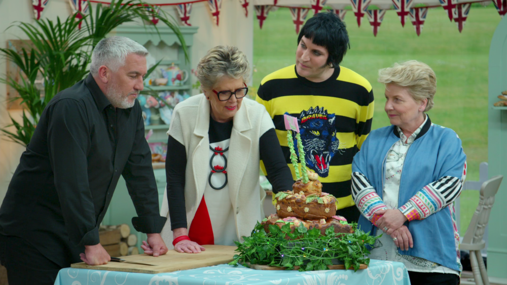 Bread Week at "The Great British Baking Show." (Netflix)