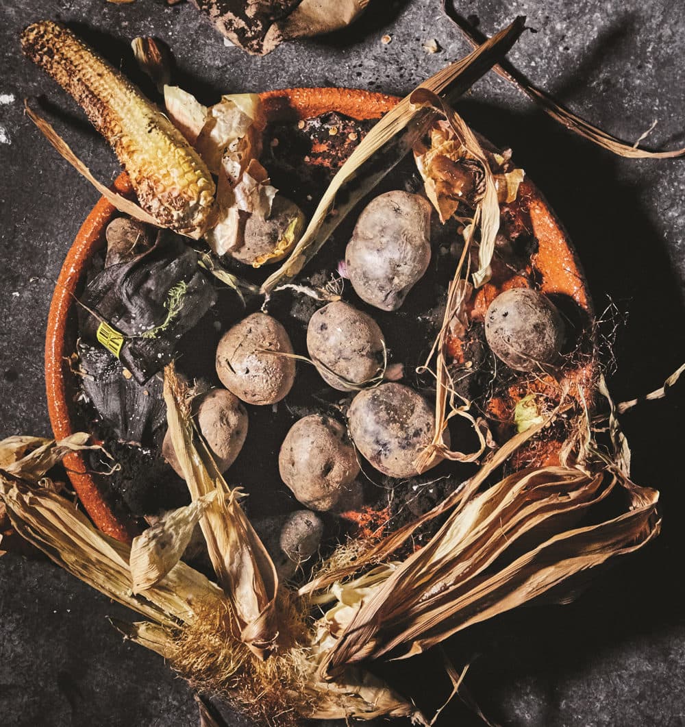 Compost potatoes from "Vegetables Unleashed" by José Andrés and Matt Goulding. (Photo by Peter Frank Edwards)