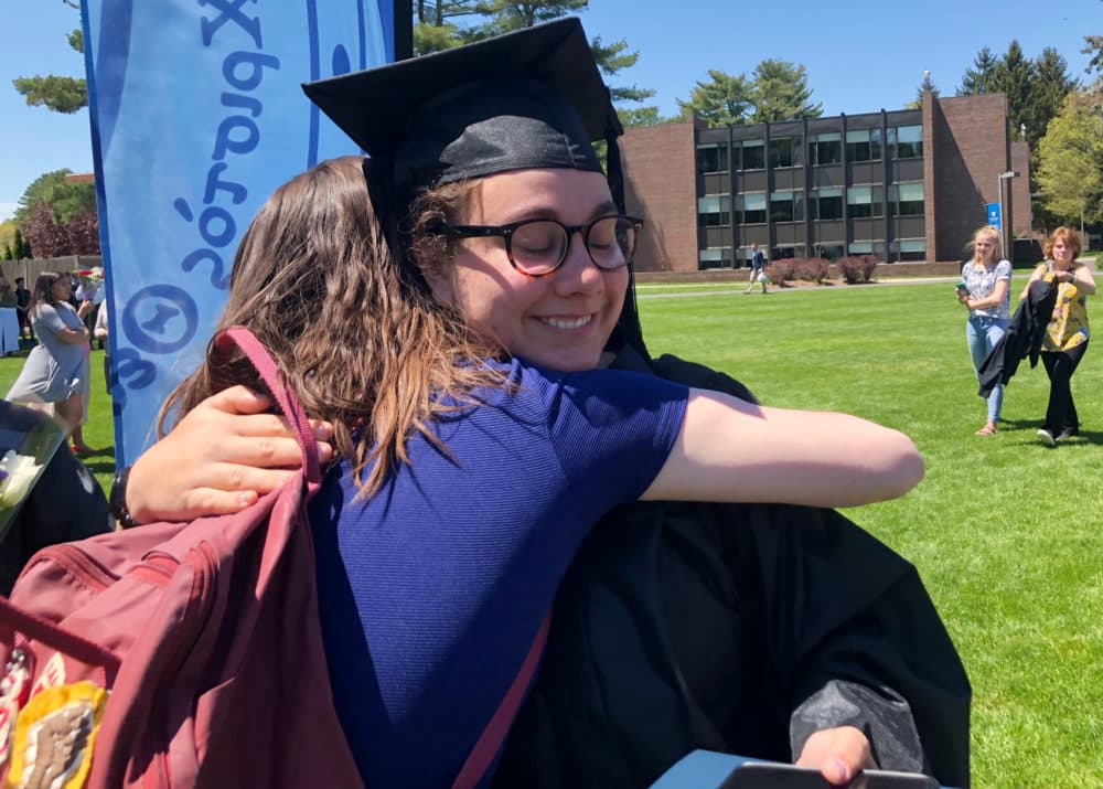 Recent Gordon College graduate Rebekah Rodrigues, who identifies as gay, says part of the problem at the school is a lack of tolerance. (Max Larkin/WBUR)