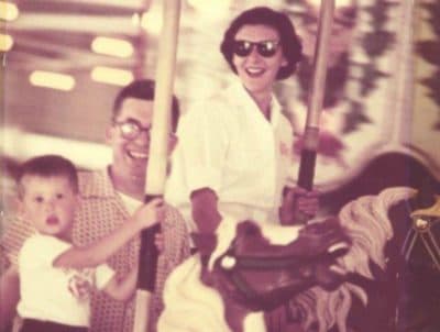 The author as a young boy with his parents, Frank and Paula, who adopted him as an infant. (Courtesy)