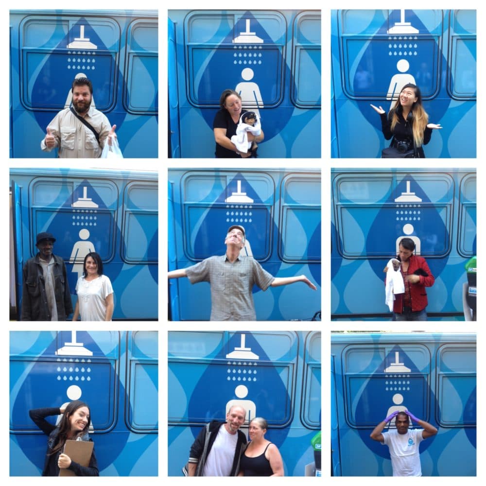 A mosaic of Lava Mae guests (Photo provided by Lava Mae)