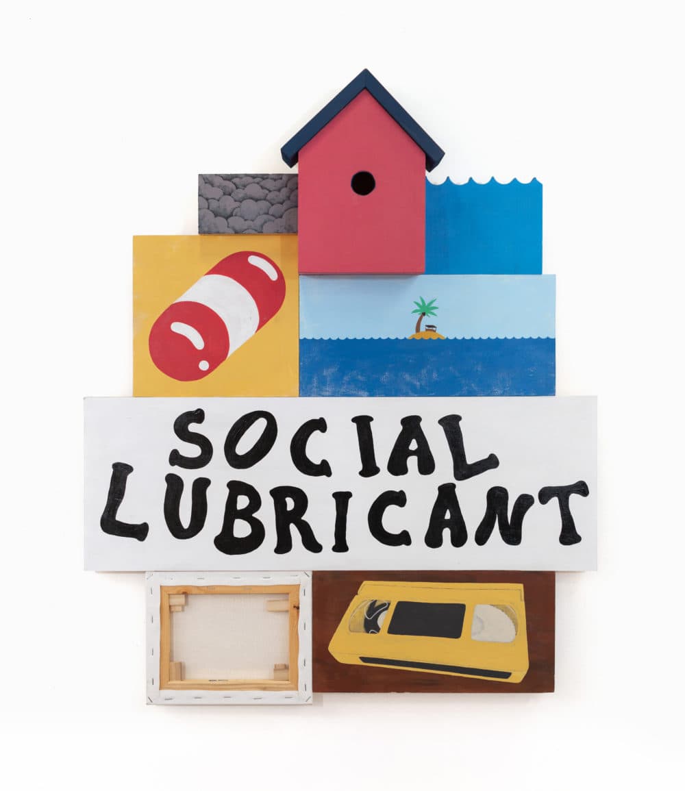 TJ Kelley III's "Social Lubricant." (Courtesy Distillery Gallery)