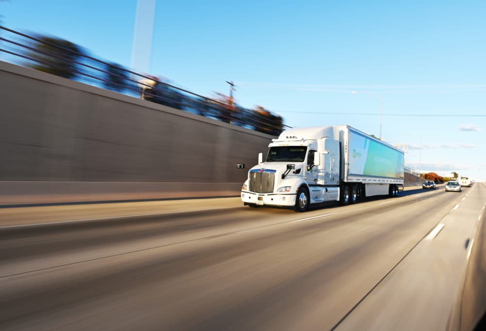 TuSimple's self-driving trucks travel via major highways in Arizona, New Mexico and Texas -- avoiding densely populated areas altogether. (Courtesy of TuSimple)