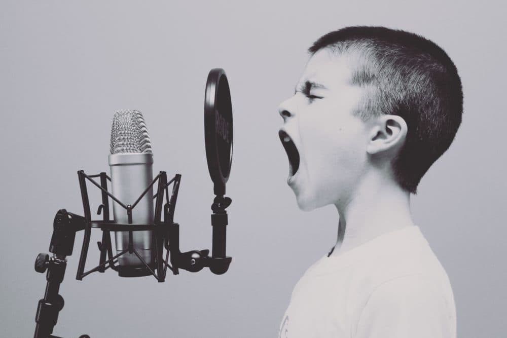 Writer Will Dowd went looking for another voice, when a visual disorder made it impossible for him to read. (Unsplash/Jason Rosewell)