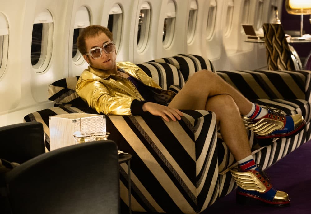 Taron Egerton as Elton John in "Rocketman." (Courtesy Paramount Pictures)