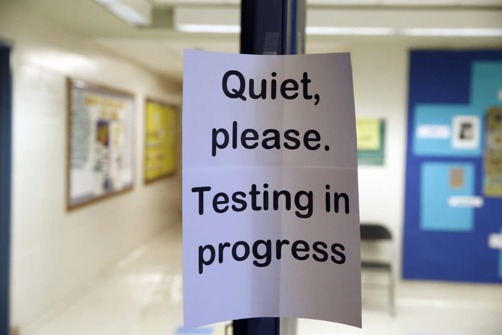 Critics of the GRE graduate school entry exam say the test seems to favor whiter, wealthier students. Minorities and poorer students tend to perform worse. (Alex Brandon/AP)