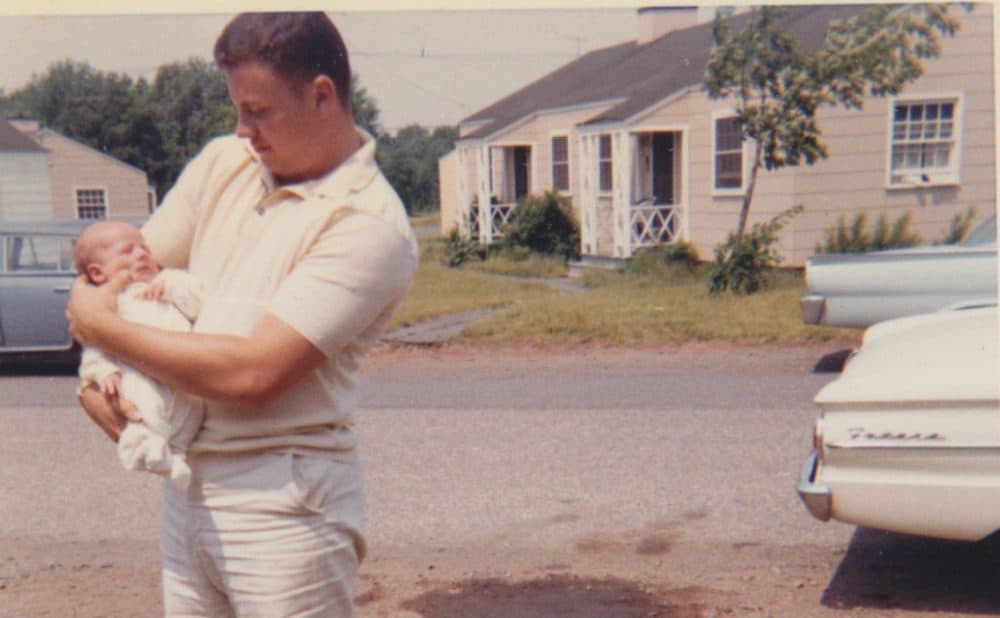 The author and his father.
