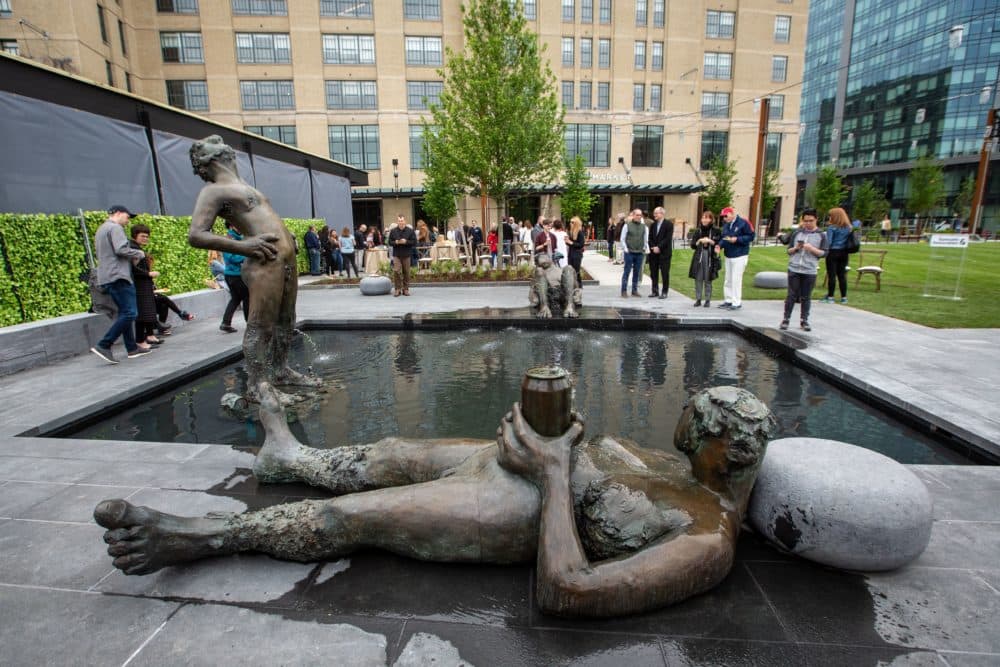 Nicole Eisenman's "Groupings of Works from Fountain." (Courtesy Henning Rogge)