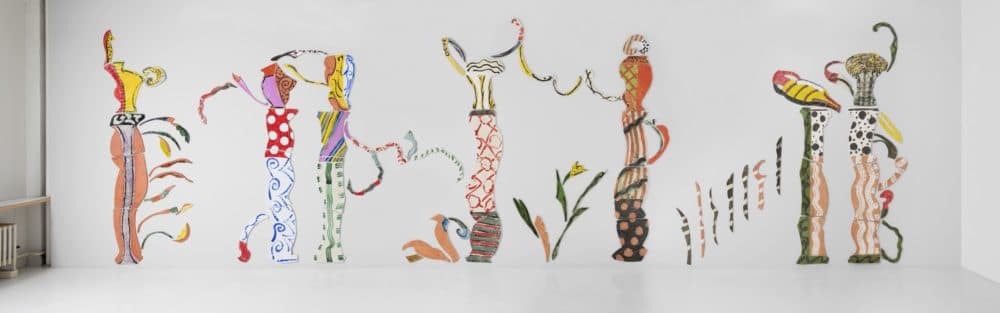 Betty Woodman, "Of Botticelli," 2013. (Courtesy Charles Woodman/Estate of Betty Woodman, David Kordansky Gallery, Los Angeles and Salon 94, New York)