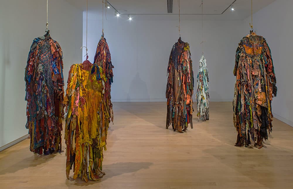 An installation view of Harmony Hammond's exhibit at the Aldrich. (Courtesy of the artist and Alexander Gray Associates/Jason Mandella)