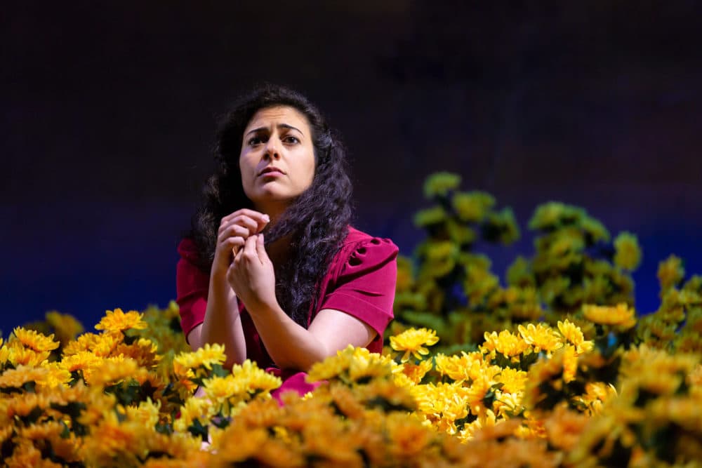 Nadine Malouf in "Yerma" by the Huntington Theatre Company. (Courtesy T. Charles Erickson)