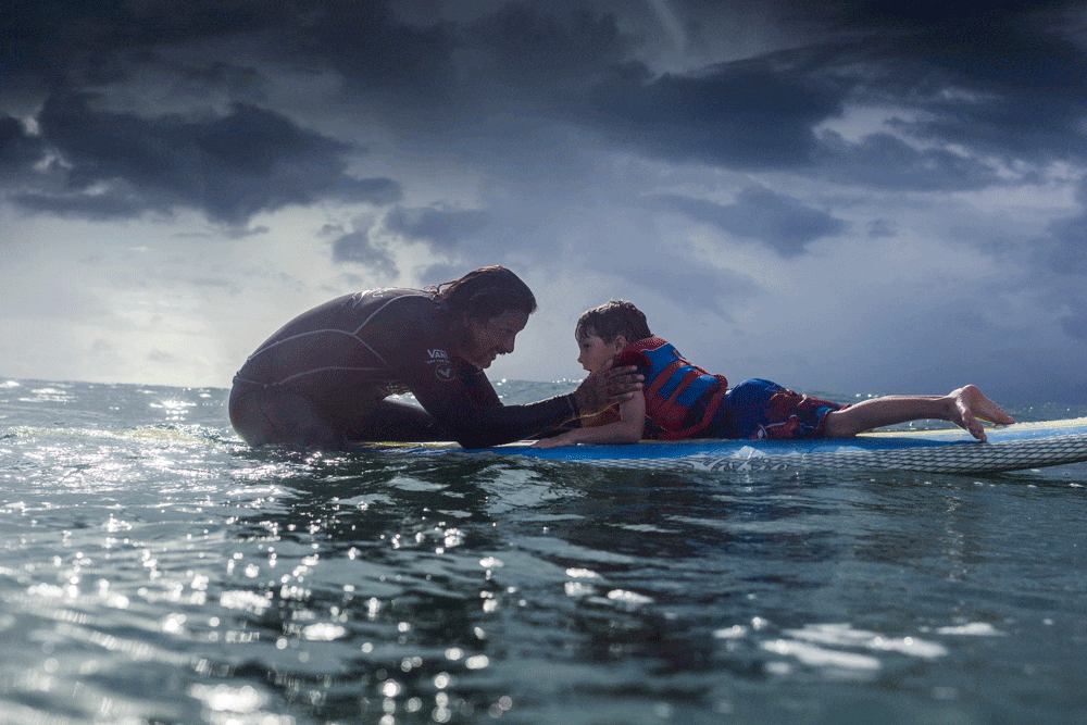Izzy Paskowitz is a professional surfer who opened a free surf camp for children with autism after his own son was diagnosed (Courtesy Surfer's Healing)